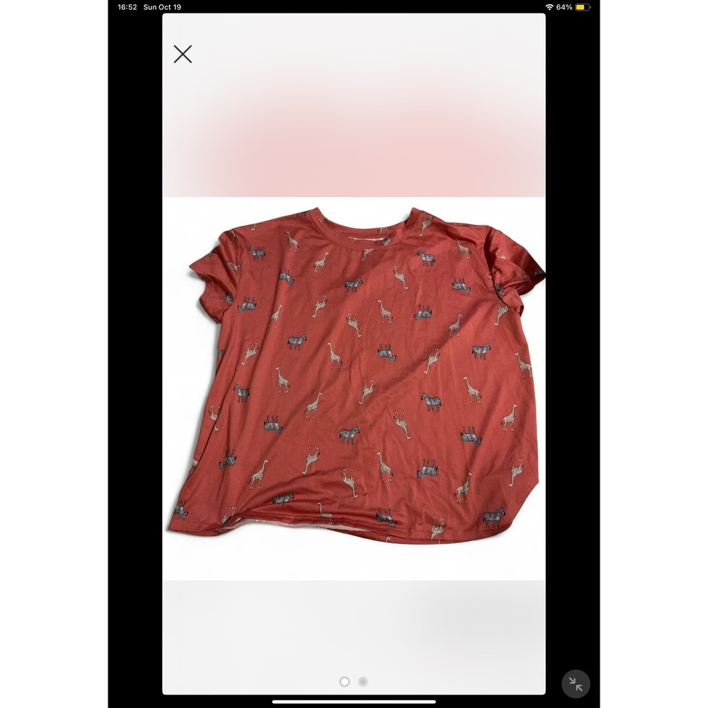 Joyspun 2 piece zebra giraffe‎ pj pants set